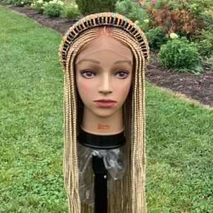 Handmade Feed-in Braided Wig